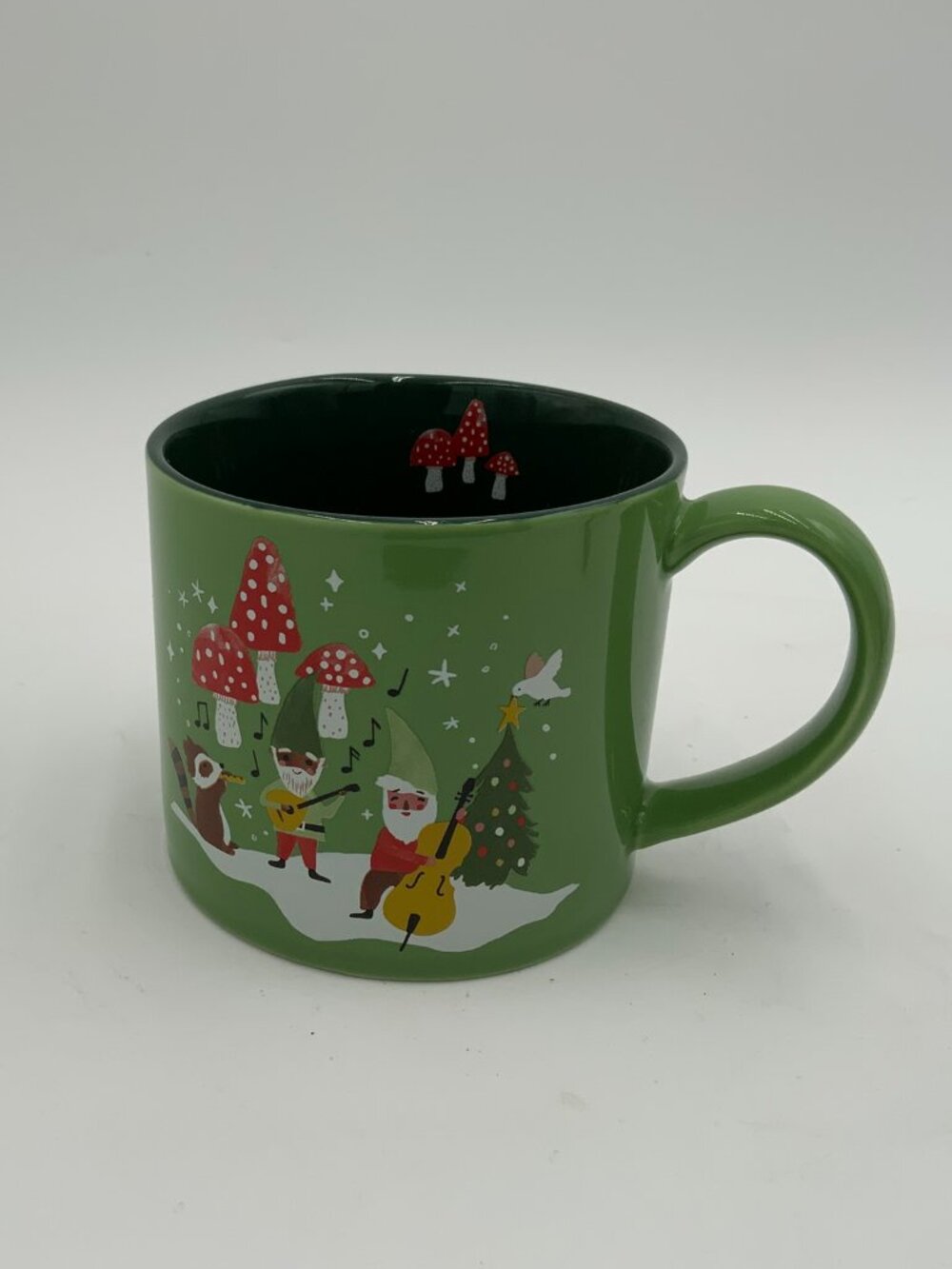 Share NEW! Danica Jubilee Gnome for the Holidays Christmas Mug Mushrooms & Mus